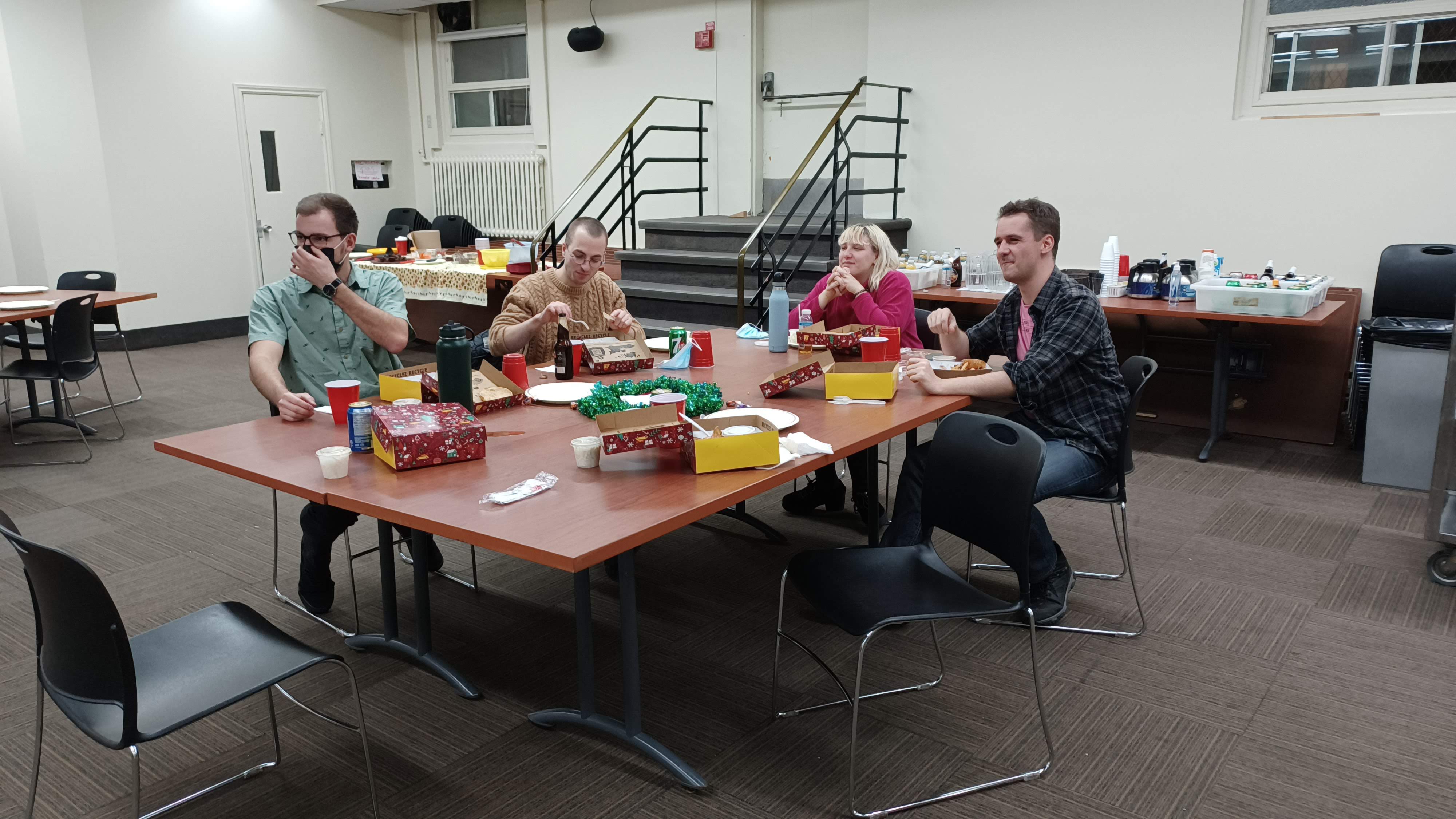 Les intervenants du CRHM apprécient la fête